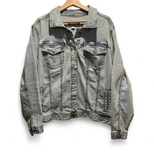 Maurice’s Light Blue Denim Jacket Size 2x